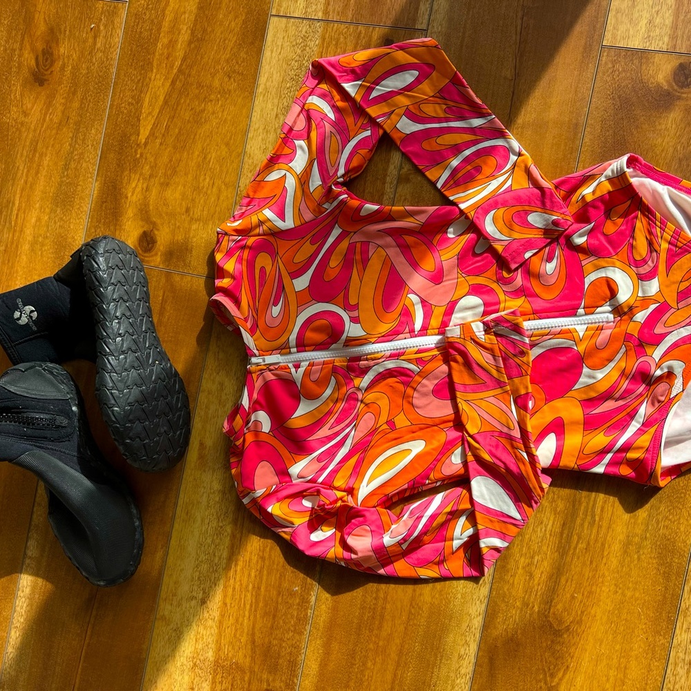 Women’s Long-Sleeve Swimsuit w/ Scuba Boots